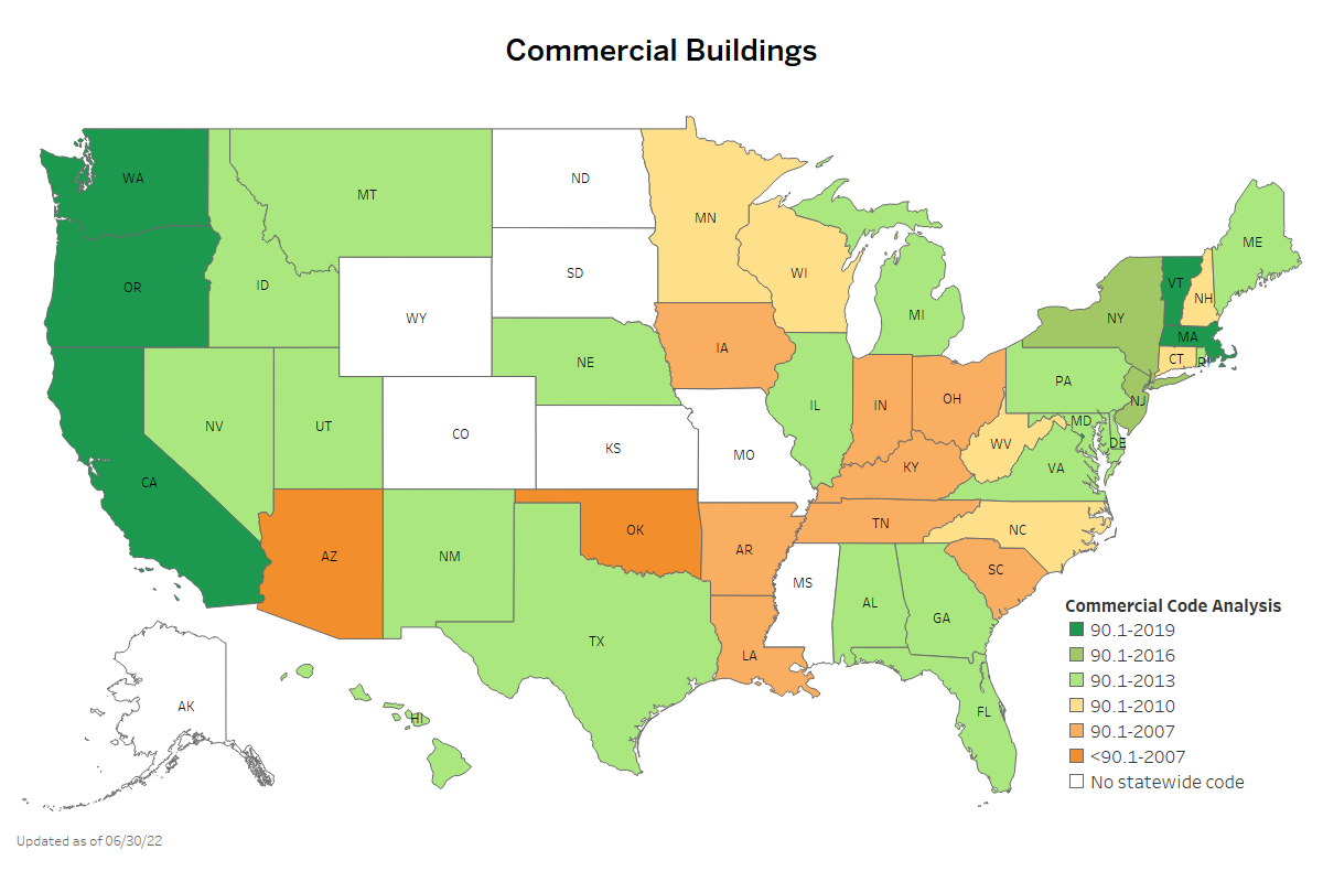 Commercial State Code Map image